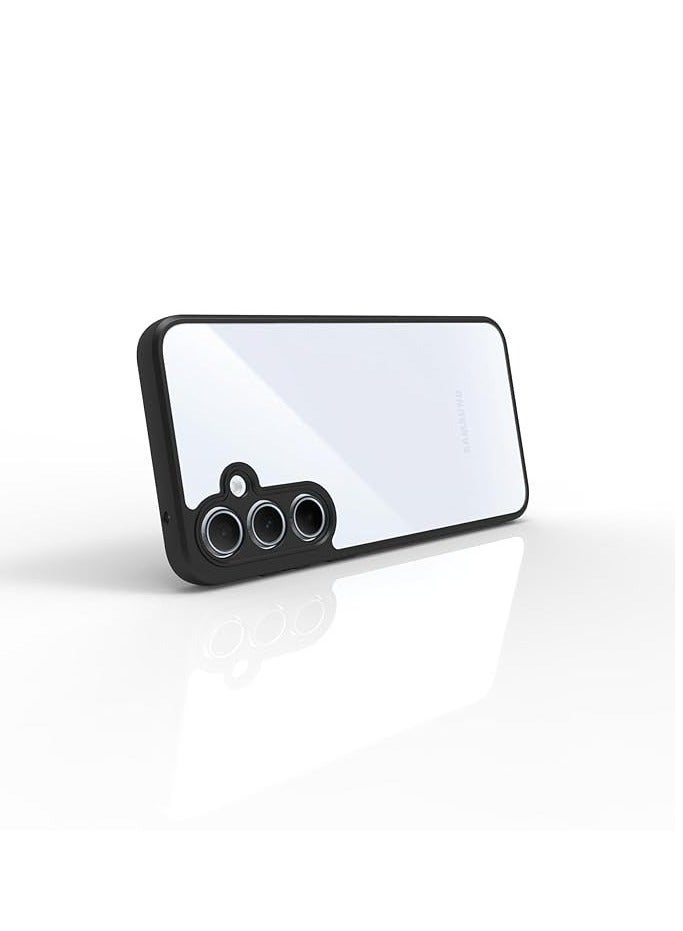 Bumper Protective Case for Samsung Galaxy A55 Silicone TPU Bumper Ultra Durable Ultra-Safe Camera Optimum Solution Black  - Image 5