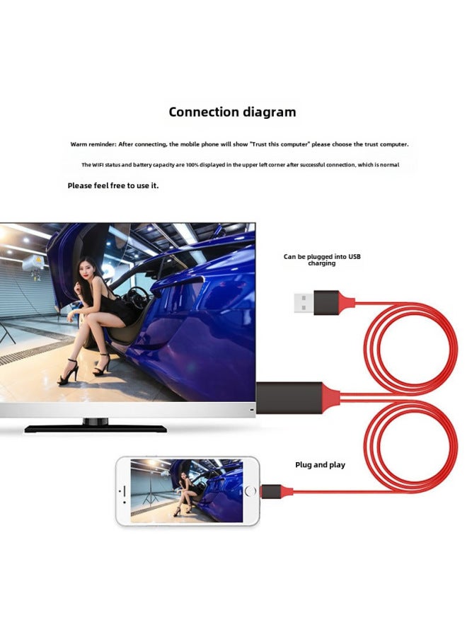 نيوترل كابل Type-C إلى HDMI 4K 60Hz/30Hz محول شاشة للكمبيوتر والهاتف المحمول - Image 4