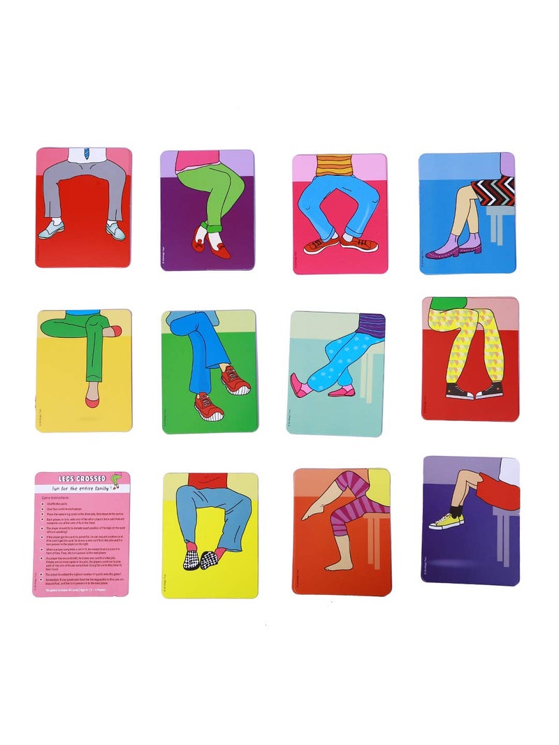 GOODMOOD Legs Crossed, Card Games, Develop Concentration, for Boys & Girls, Age 4+ & Above, Multicolor, Kid - Image 5