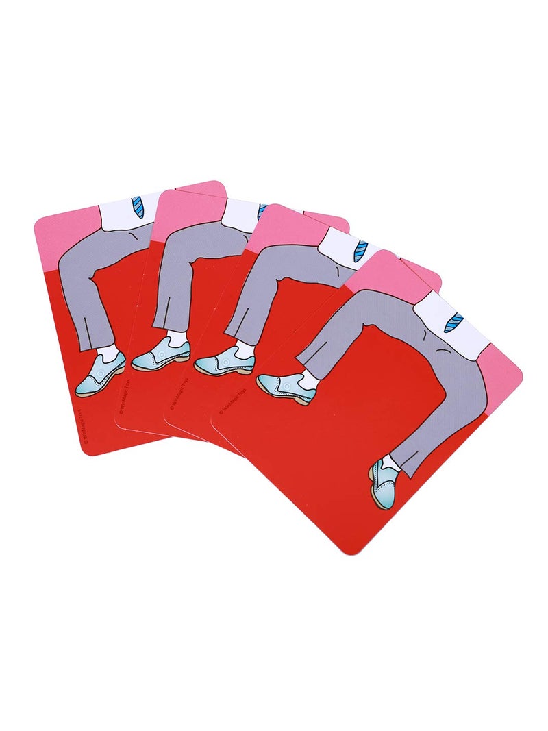 GOODMOOD Legs Crossed, Card Games, Develop Concentration, for Boys & Girls, Age 4+ & Above, Multicolor, Kid - Image 4