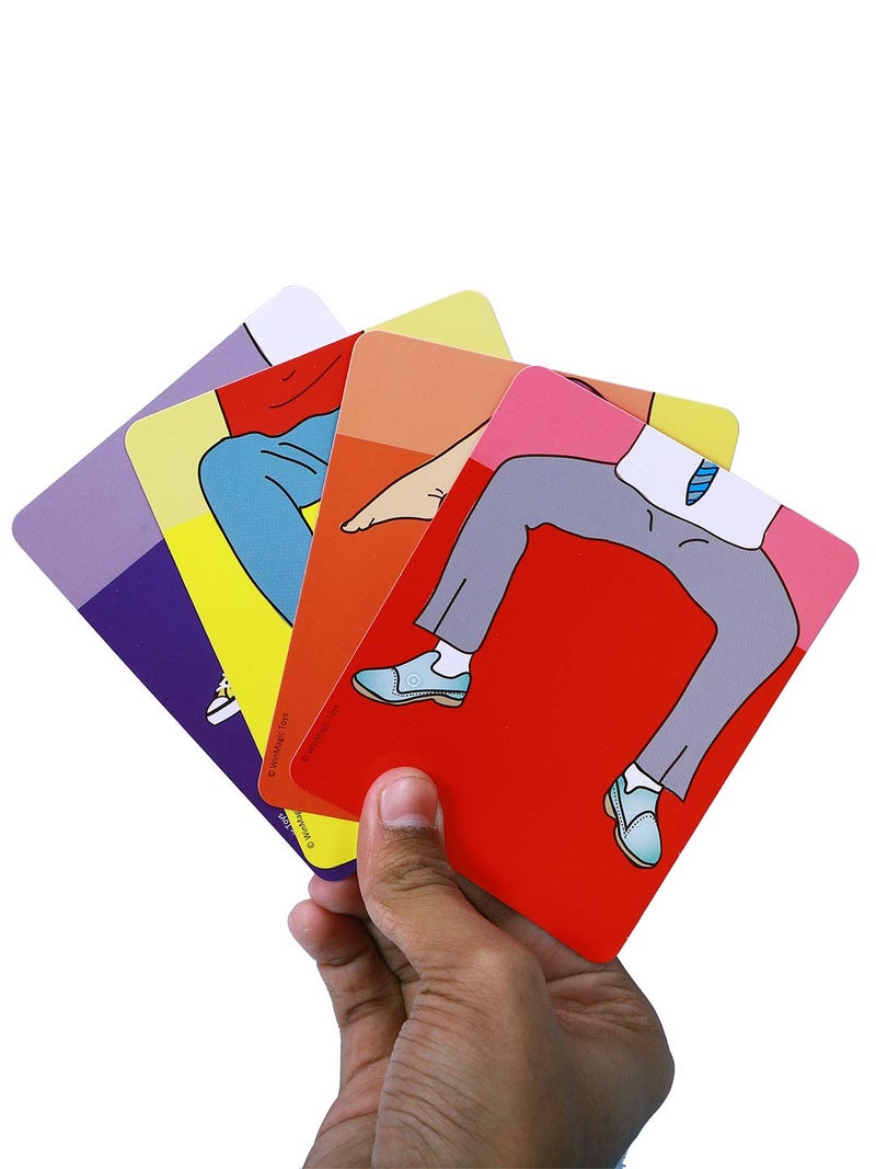 GOODMOOD Legs Crossed, Card Games, Develop Concentration, for Boys & Girls, Age 4+ & Above, Multicolor, Kid - Image 3
