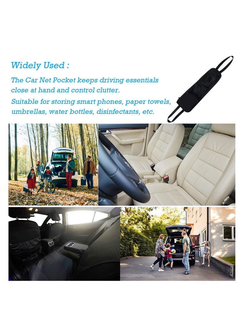 GIA Car Organisers Car Seat Side Storage Bag Car Storage 2 Pack 3 Car Pocket Car Organiser Front Seat For All Vehicles Convenient To Put Ltems - Image 5