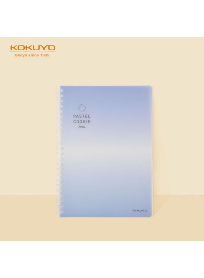 كوكويو Kokuyo (kokuyo) كوكيز ألوان فاتحة · دفتر ملاحظات حلزوني ناعم سماوي صافي 8 مم خط منقط سجل كتاب A5/50 صفحة أزرق Wsg-srva550bb - Image 5