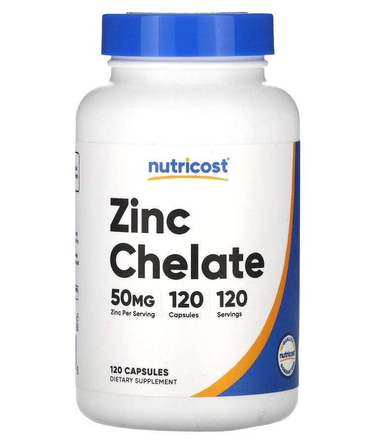 Zinc Chelate 50 mg 120 Capsules