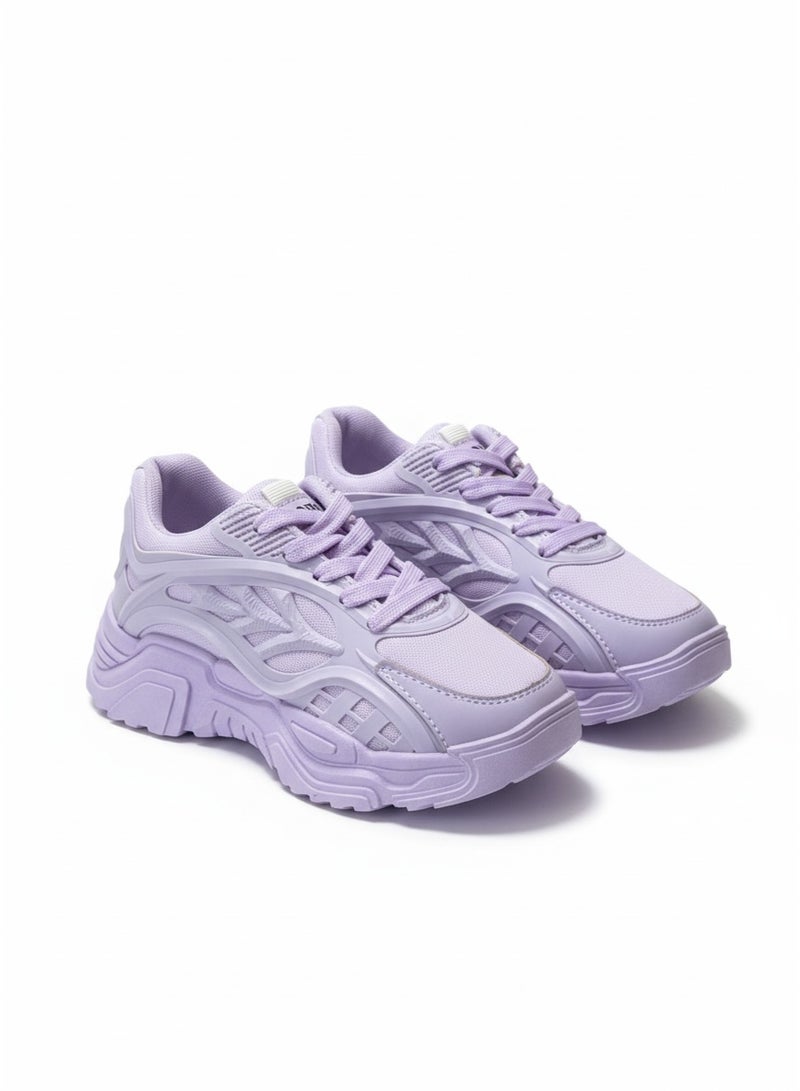 فيبراندا حذاء رياضي عصري للنساء-موف-L-546 - Image 3