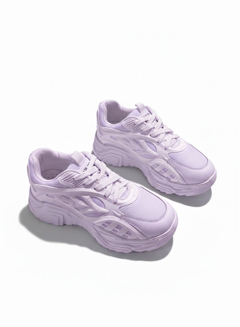 فيبراندا حذاء رياضي عصري للنساء-موف-L-546 - Image 5