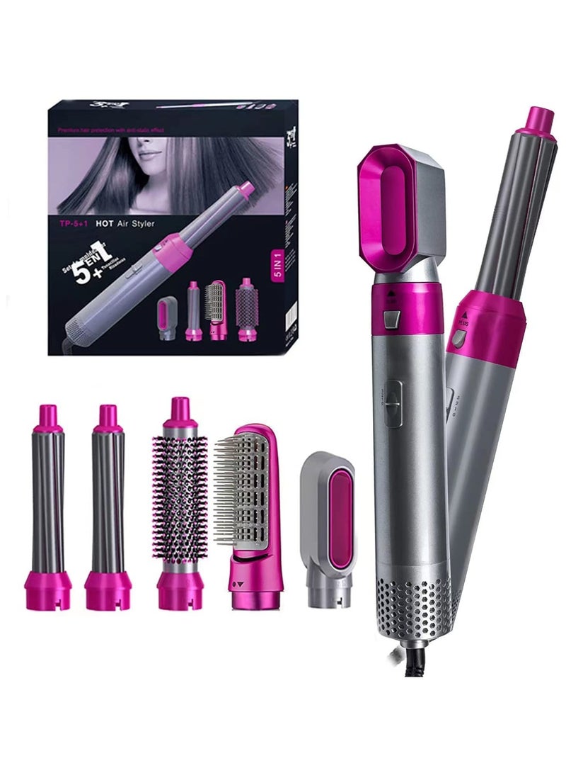 فرشاة مجفف الشعر  ، 5 في 1 جهاز تصفيف الهواء الساخن ، 1000 واط - Image 1