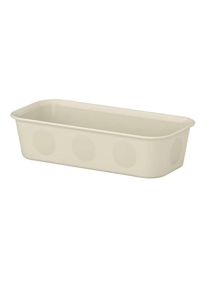 Generic Organiser Plastic/Beige 10x20x5 cm  - Image 1