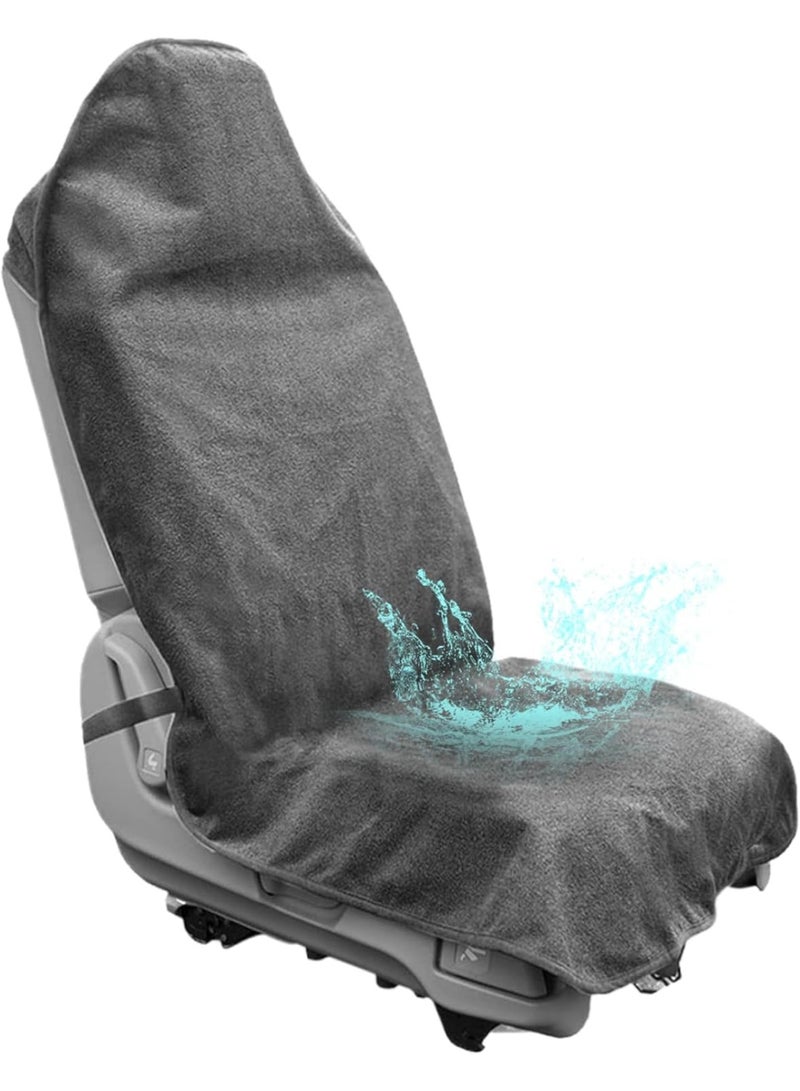 تراسل غطاء مقعد السيارة المضاد للتعرق المقاوم للماء لممارسة التمارين الرياضية والجري والسباحة والشاطئ والتنزه، واقي مقعد السيارة المقاوم للانزلاق والمناسب لجميع أنواع السيارات والشاحنات الرياضية متعددة الاستخدامات، ناعم ومقاوم للرائحة، قابل للغسل في الغسالة - Image 1