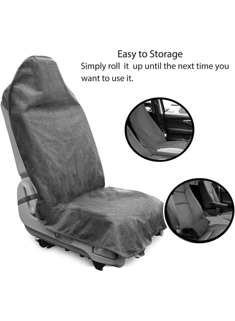 تراسل غطاء مقعد السيارة المضاد للتعرق المقاوم للماء لممارسة التمارين الرياضية والجري والسباحة والشاطئ والتنزه، واقي مقعد السيارة المقاوم للانزلاق والمناسب لجميع أنواع السيارات والشاحنات الرياضية متعددة الاستخدامات، ناعم ومقاوم للرائحة، قابل للغسل في الغسالة - Image 3