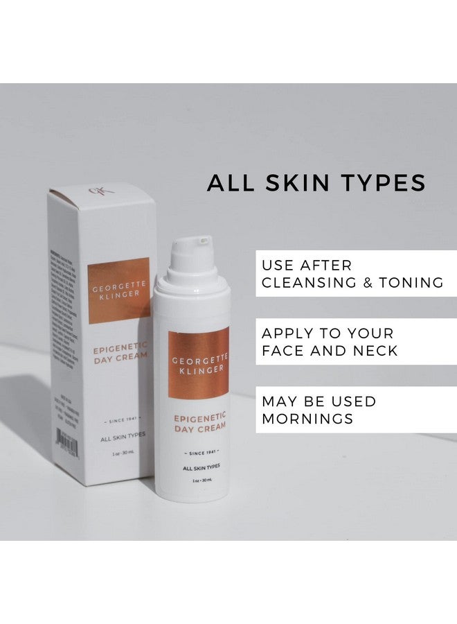 GEORGETTE KLINGER Epigenetic Day Cream Revitalizing Firming Natural Face Moisturizer For Daily Use Promotes Antiaging And Wrinklefree Skin With Monk Fruit Hyaluronic Acid & Vitamin E 1 Oz - Image 5