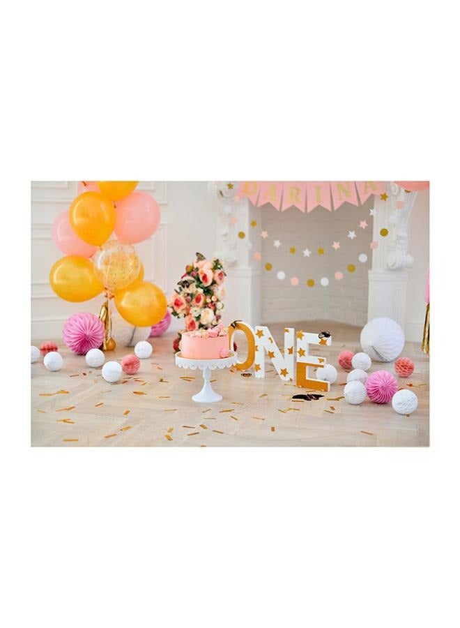 Loquat First Birthday Backdrop Photography Background,Photography Backdrop Sweet 1st Birthday Party Photography Backdrop Colorful Balloon Background - Image 2