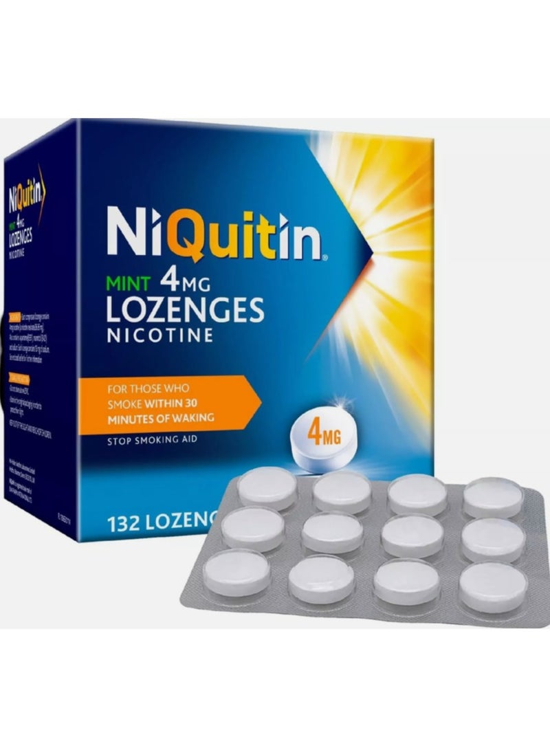 Niquitin Mint 4mg lozenges	132 Lozenges - Image 1