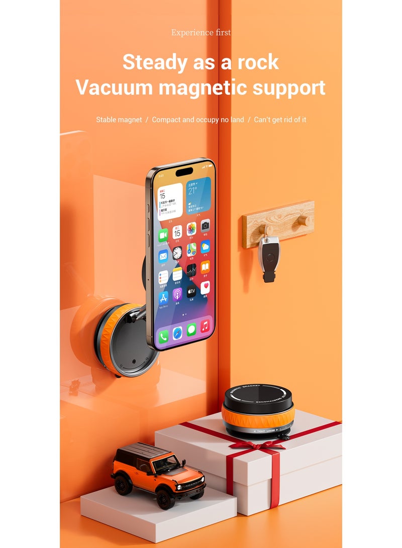 سيارة امتصاص مغناطيسي موقف الهاتف المحمول ، حامل الهاتف مع المغناطيس - Image 2
