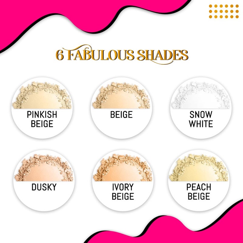 Coloressence Matte Compact Powder For All SkinsPinkish Beige 10 Grams - Image 4