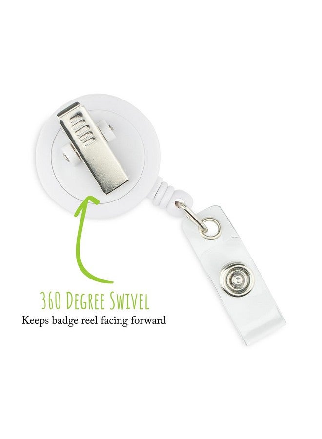 Limeloot Help Is On The Way Dear Badge Reel Funny Nurse Badge Reel With 24 Inch Cord And 360 Swivel Nursing Badge Reel With Nonserrated Alligator Badge Clip - Image 3
