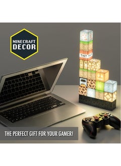 Paladone Paladone Minecraft Official Licensed Block Building Lamp 16 Customizable Light Up Blocks  - Image 2