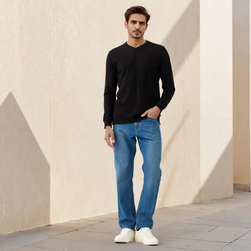 سبلاش فيڤ Regular Fit Textured T-shirt