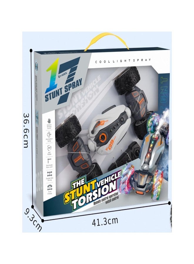 Giptoc 360° RC Stunt Car for Kids | Twist & Spin Remote Control Car with Gesture Sensor | 6-Channel Drift Toy with USB Charging - Image 4