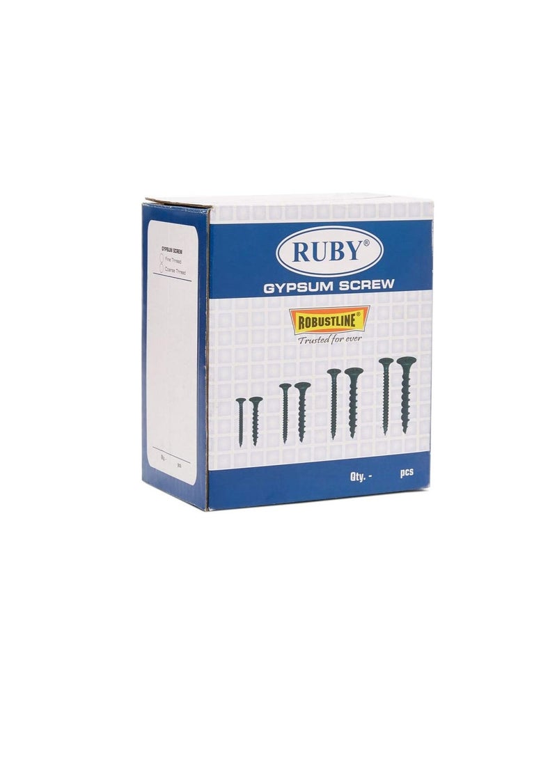 Ruby Gypsum Screw Coarse Thread 1.1/4 X 6 inch Pack Of 900  - Image 1