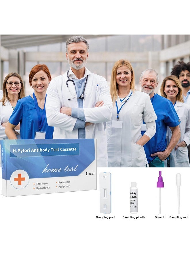 Evuioas Helicobacter Pylori Stool 2 Test Kits, H. Pylori，h. Pylori Stool (Antigen) 10-15 Minutes of Quick Home Testing, The Result is Highly Accurate, Easy to Read and use - Image 2