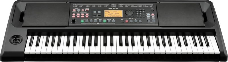 Korg EK-50 Digital Keyboard with 61 Touch Sensitive Keys - Black - Image 2
