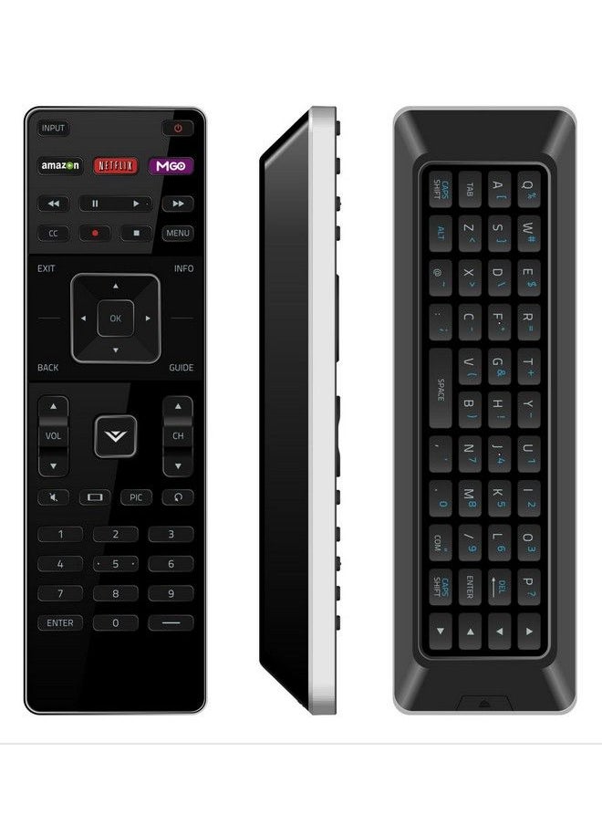 UBay - Universal Replacement Remote Control Compatible With All Vizio Smart Tv Include Dseries Mseries Pseries Vseries Including Dual Side Qwerty Keyboard - Image 1