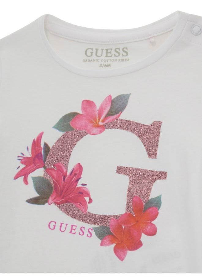 GUESS Kids Printed Crew Neck T-Shirt  - Image 3