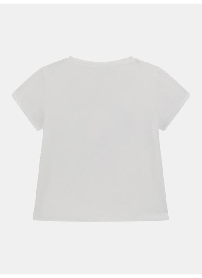 GUESS Kids Printed Crew Neck T-Shirt  - Image 2