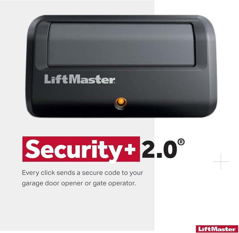 LiftMaster 891LM 1 Button Garage Door Opener Remote Control, Black - Image 3