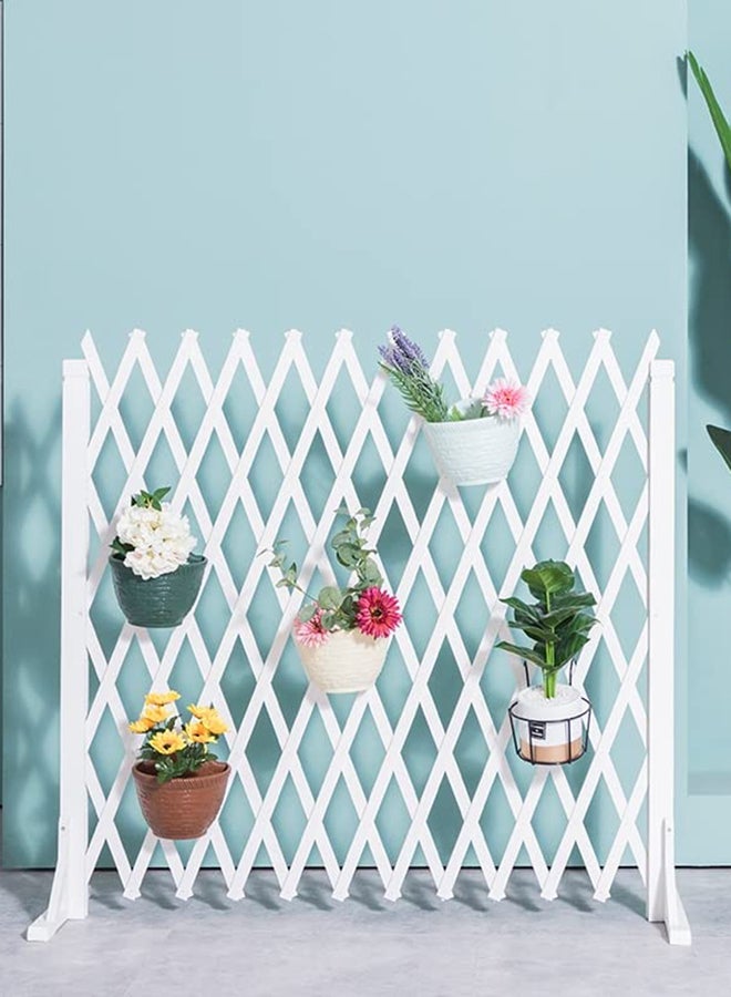 HOME TASTE Home Taste Expandable Wood Garden Trellis Fence For Climbing Plants Pets And Privacy Stylish Versatile And Durable 