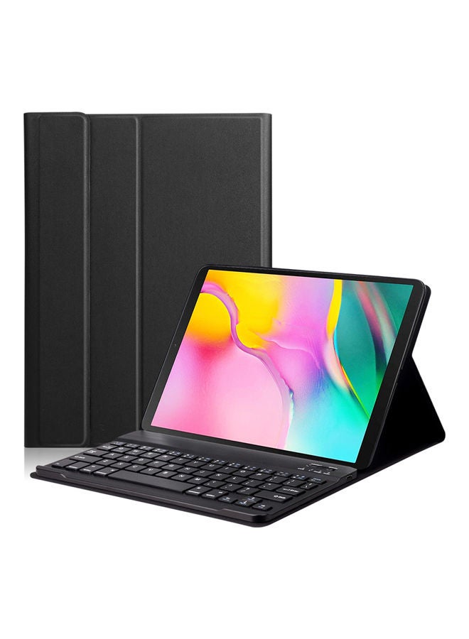 NIBEMINENT Tablets Protective Cover with BT Keyboard Replacement for Samsung Galaxy Tab S6 Lite 10.4 (P610/P615) Black  - Image 1