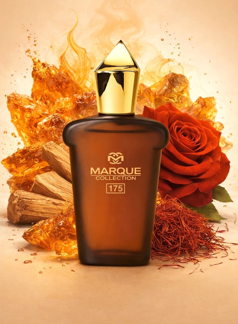 ماركيو كوليكشن عطر فاخر للجنسين | مجموعة مارك رقم ١٧٥ | عطر يدوم طويلًا بنفحات العنبر والزهور والجلد | ٢٥ مل - Image 1