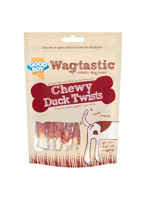 Wagtastic Chewy Duck Twists 70g