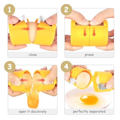 SBMKK Egg shell opener, Eggshell opener, Egg Clip for Raw Eggs, Egg Peeler for Hard-boiled eggs, Home kitchen Gadgets to Quickly Cut Eggshells - Image 2