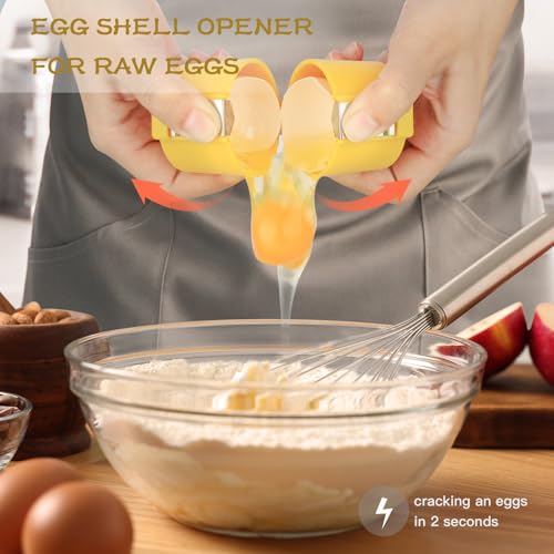 SBMKK Egg shell opener, Eggshell opener, Egg Clip for Raw Eggs, Egg Peeler for Hard-boiled eggs, Home kitchen Gadgets to Quickly Cut Eggshells - Image 3