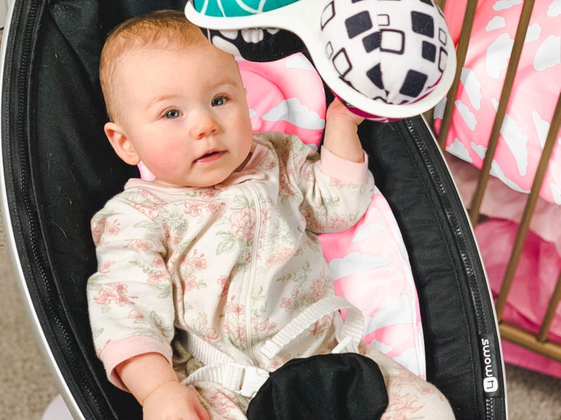 BaeBae Goods Infant Insert Compatible with 4Moms Mamaroo & Rockaroo â€“ Car Seat Insert 2 Pack â€“ Reversible Infant Car Seat Insert â€“ Soft Plush Minky Car Seat Head Support Insert - Image 3