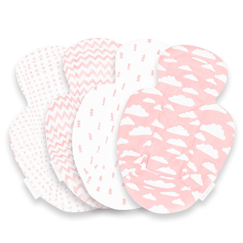 BaeBae Goods Infant Insert Compatible with 4Moms Mamaroo & Rockaroo â€“ Car Seat Insert 2 Pack â€“ Reversible Infant Car Seat Insert â€“ Soft Plush Minky Car Seat Head Support Insert - Image 4