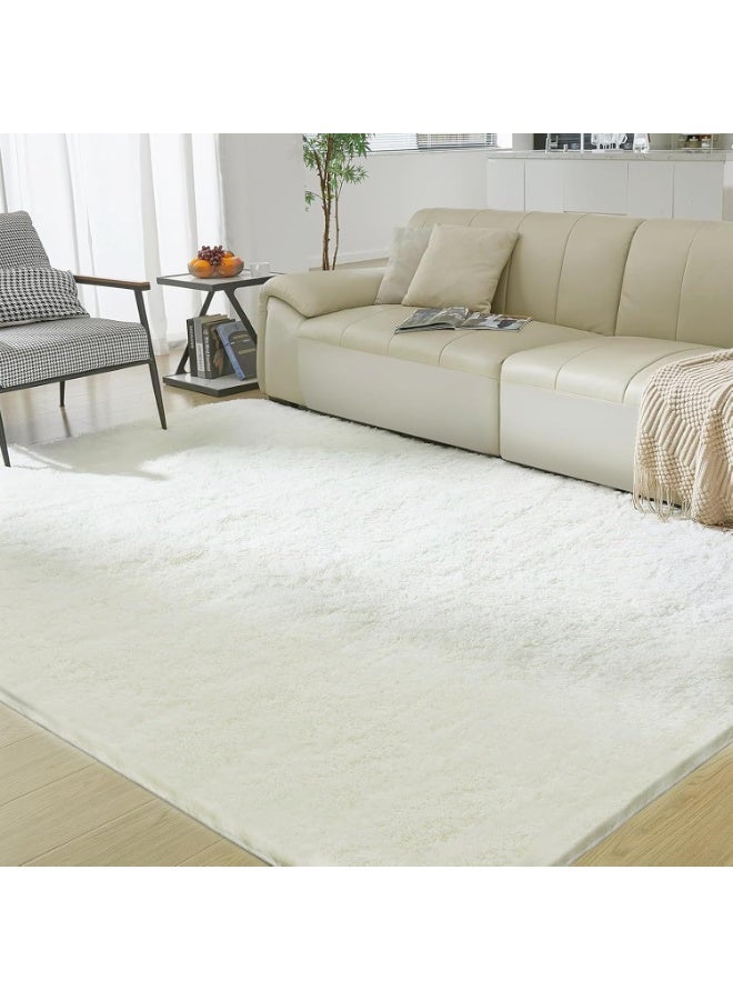 Carpet Living Room Soft Fluffy Area Carpet Bedroom Living Room Shaggy Washable Anti-Skid Comfortable Large Rugs Indoor Modern Home Decor Floor Carpet Multiple Sizes Available - Image 1