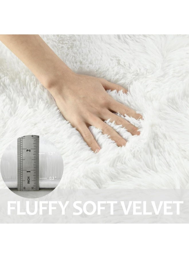Carpet Living Room Soft Fluffy Area Carpet Bedroom Living Room Shaggy Washable Anti-Skid Comfortable Large Rugs Indoor Modern Home Decor Floor Carpet Multiple Sizes Available - Image 2