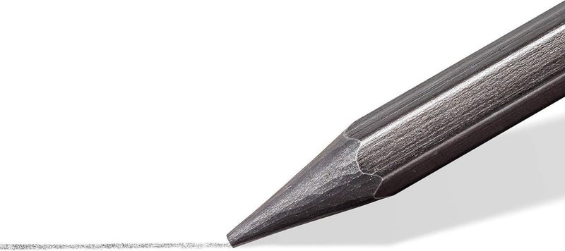 ستدلر مجموعة أقلام رصاص كاملة من ستيدلر مارس لوموغراف جرافيت - 12 قطعة - Image 4