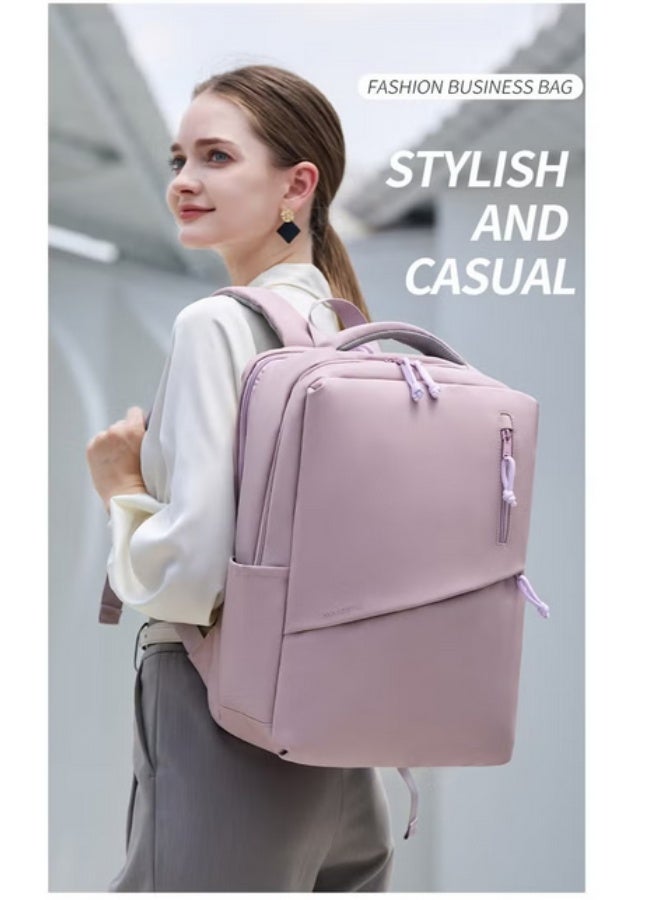 Majestic816 Women's Apptop Backpack with a modern and lightweight design - Water resistant with USB port for charging - Laptop fit up to 15.6 inches - Image 3