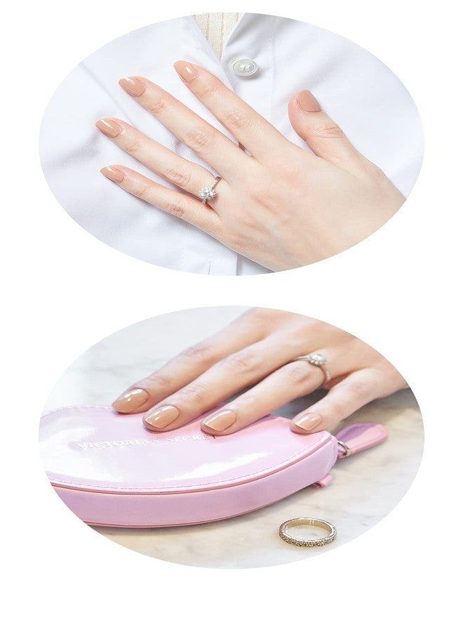 داشينج ديفا طلاء أظافر جل داشينج ديفا جليز | ملصقات أظافر جل | أظافر صناعية | خفيف الوزن | سهل الاستخدام | 30 شريط أظافر (لون بيج مرجاني) - Image 5