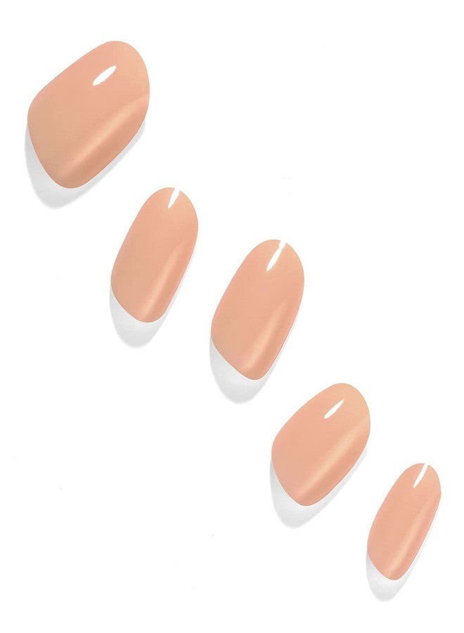 داشينج ديفا طلاء أظافر جل داشينج ديفا جليز | ملصقات أظافر جل | أظافر صناعية | خفيف الوزن | سهل الاستخدام | 30 شريط أظافر (لون بيج مرجاني) - Image 1