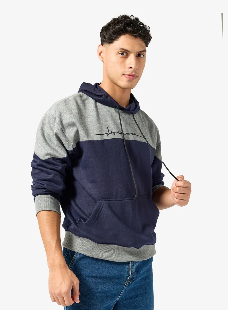 Seventy Five Basics Graphic Print Hoodie