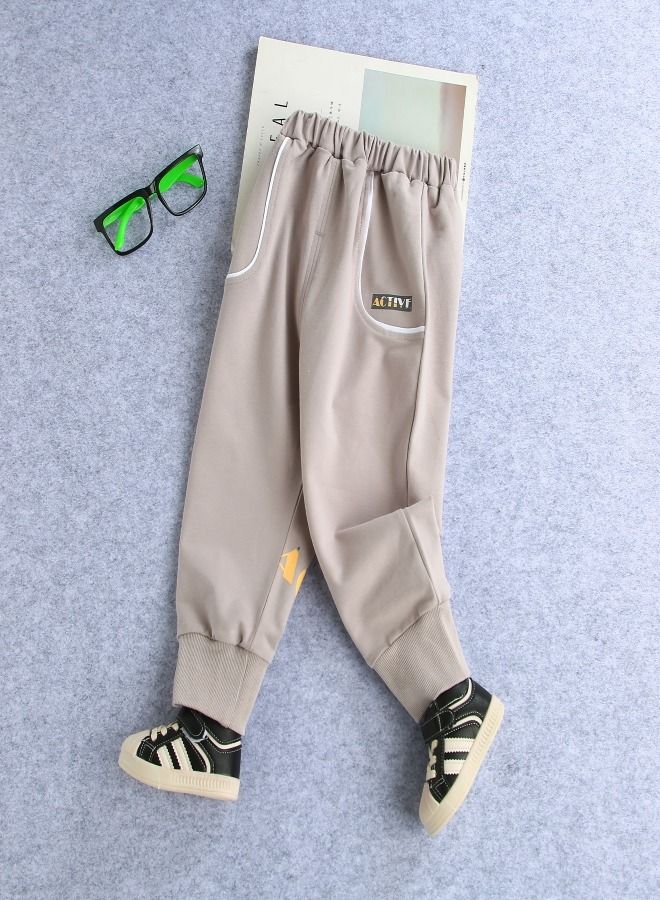 Elephant Paradise Active Printed Sweatpants Light Grey 