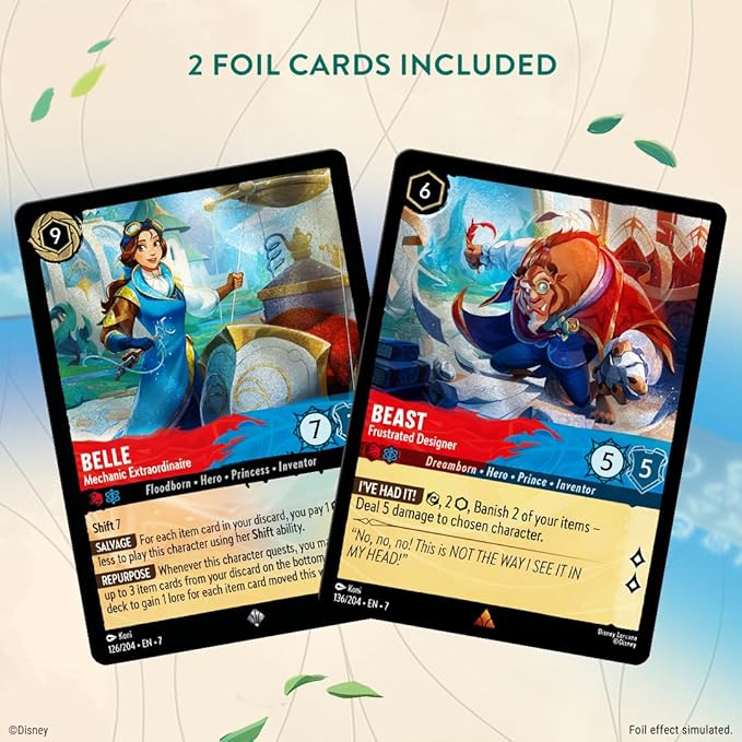 curveball Disney Lorcana TCG :Archazia's Island - Ruby & Sapphire Deck - Image 3