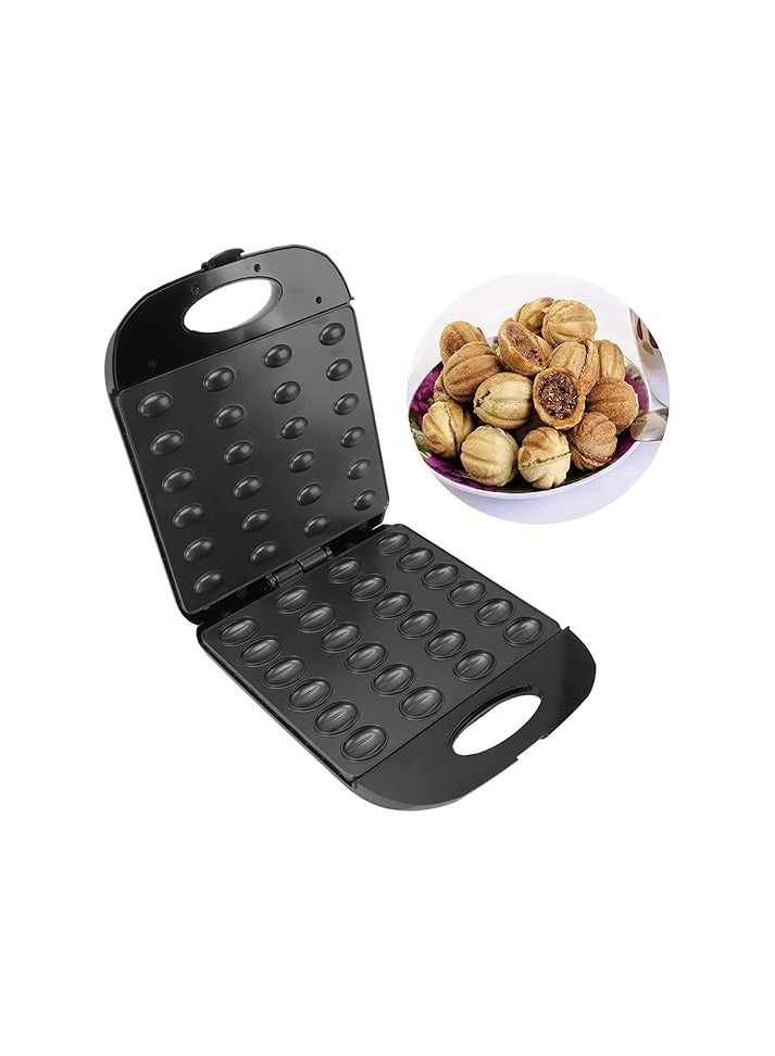 سيتي ماكينة صنع البسكويت وكيك الجوز مكونة من 24 قطعة وش استلس ضد الكسر ، ماكينة كهربائية لصنع كيك الجوز والوافل والخبز والافطار مع لوحة غير لاصقة للطبخ المنزلي، 1500 واط من سيتي HMA_1015 - Image 1