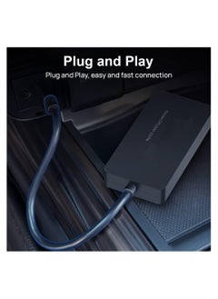 SYOSI CarPlay Dongle Adapter, Only for Car with Android Head Unit System 4.4.0+, New Upgrade Version, Built-in APK App, Support Wired/Wireless CarPlay, Wired/Wireless Android Auto, Online Upgrade etc.  - Image 2