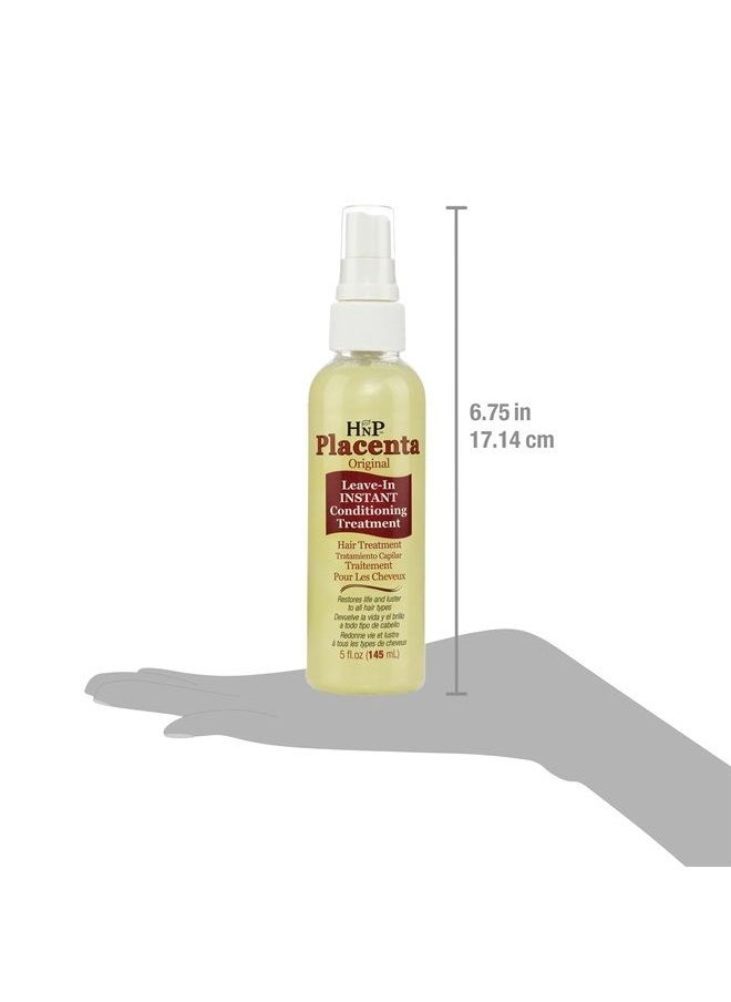 HNP - Placenta Original Leave-in Conditioning Hair Treatment Pump, 5 Oz - Image 1